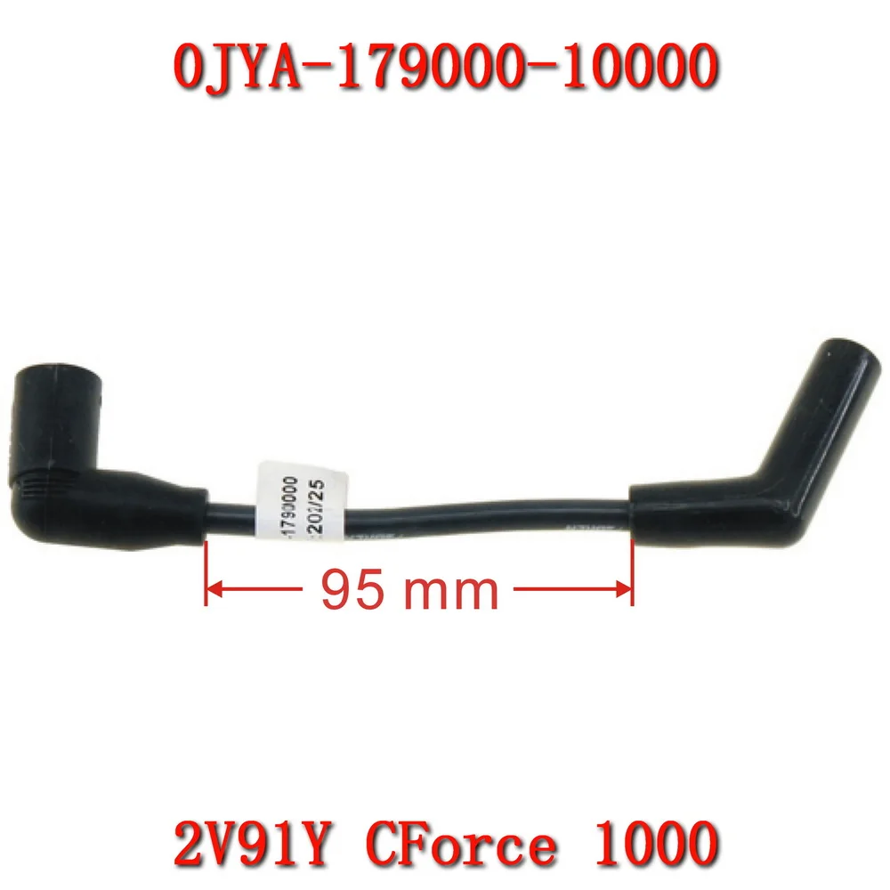 High Voltage Cable 10cm 0JYA-179000-10000 For CFMoto CForce 1000 ATV Accessories CF1000 2V91Y-X10 POLICE MOTORCYCLE CF Moto part