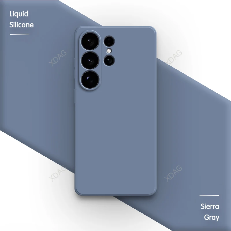 Flüssige Silikon-Handyhülle für Samsung Galaxy S26 Ultra S26+ S26Ultra 5G Weiche Quadratische Einfarbige Kameraschutz-Paarhülle
