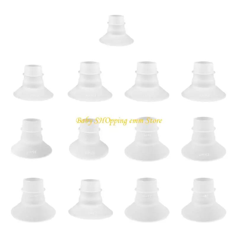 

23GD Ergonomic Silicone Flange Converter For Breast Pumps Comfortable Skin Friendly Hassle complimentary Setup