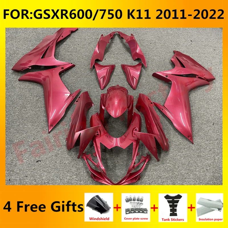 

Fairing kit for GSXR600 750 GSXR 600 GSX-R750 K11 2011 2012 2013 2014 2015 2016 2017 2018 2019 2020 2021 Fairings set pink