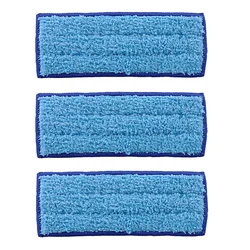 3 Pack Washable Mopping Pads ,For Irobot Braava Jet 240 241 ,Blue