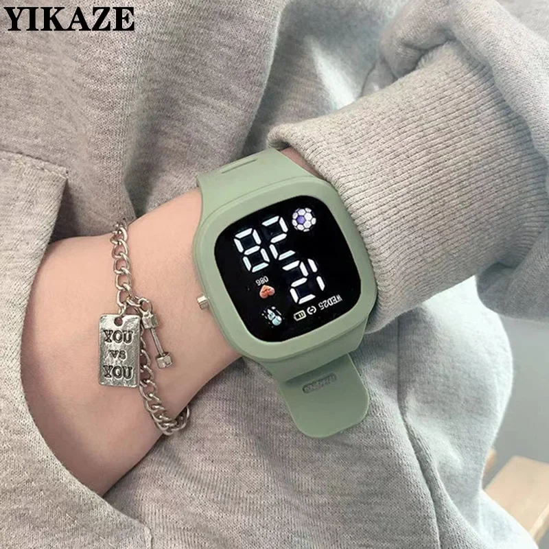 2024 New Children’s Kids Sports Digital Watch for Student Waterproof Luminous High Quality Silicone Strap Casual Fashion