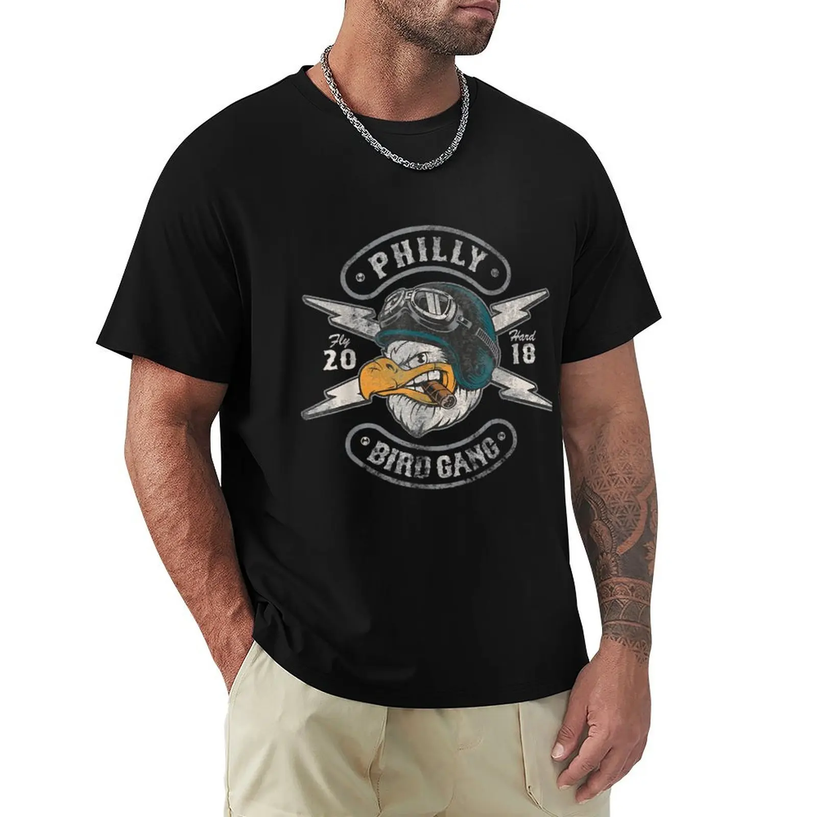 

Bird Logo Eagle Vintage Distressed T-Shirt anime stuff croswit shirt man anime shirt football t shirt men clothing