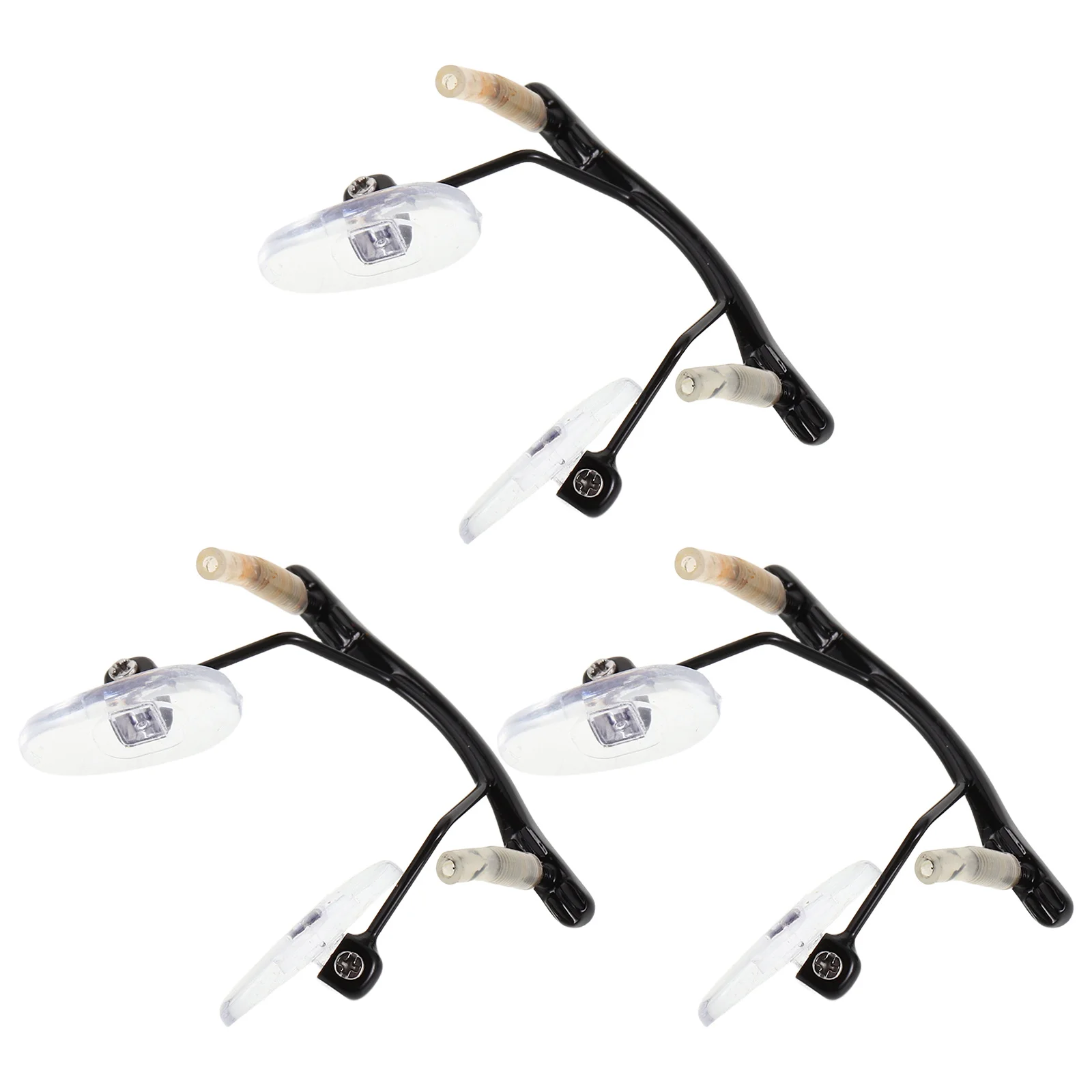 

3Pcs Rimless Nose Bridge Pad Replacement Glasses Nose Piece Hanging Style Frameless Spectacle Bridge Support Eyewear Accessories