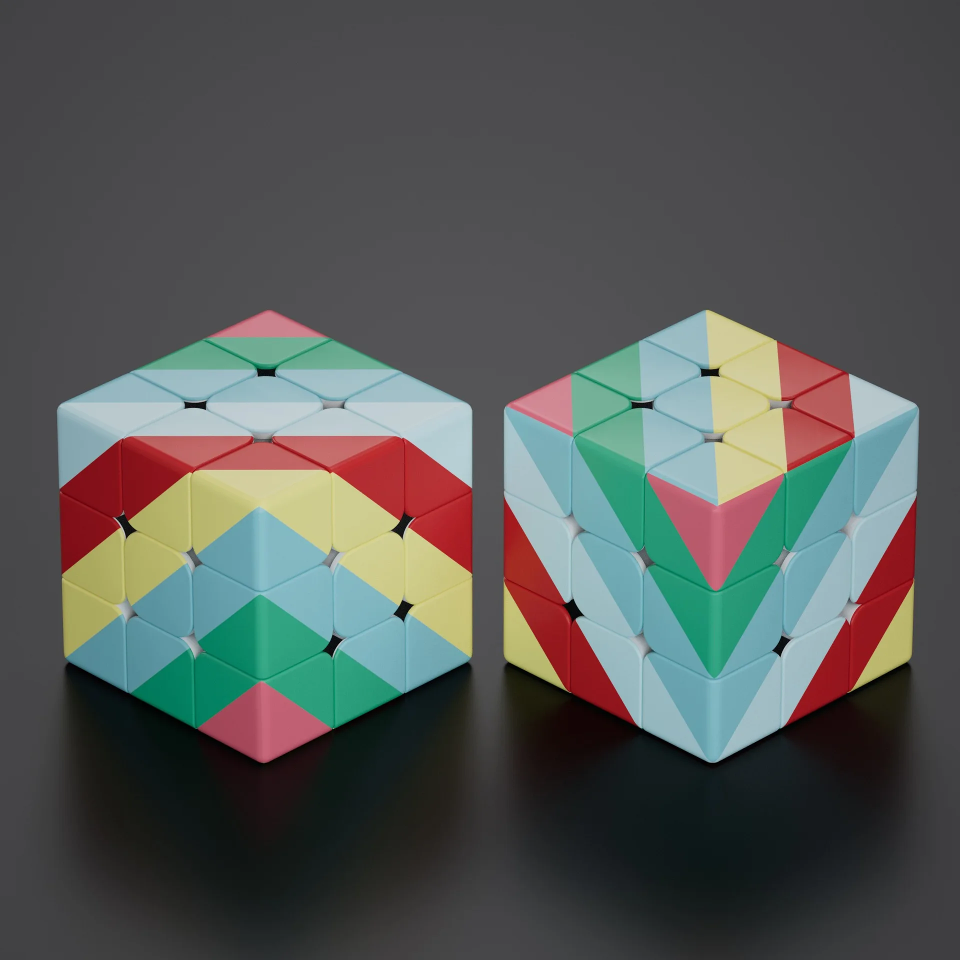 [Picube] Maze Cube 3x3x3 Stickerless Professional Speed Puzzle Educational Kid Toys MeiLong Fidget Brain Training Cubo Magico