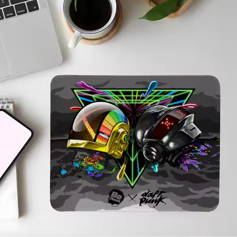 D-Daft P-Punke Band Mouse Pad Gaming Esports Mousepad Laptop Computer Locking Edge Office Desk Mat Rubber Small Anti Slip Pad