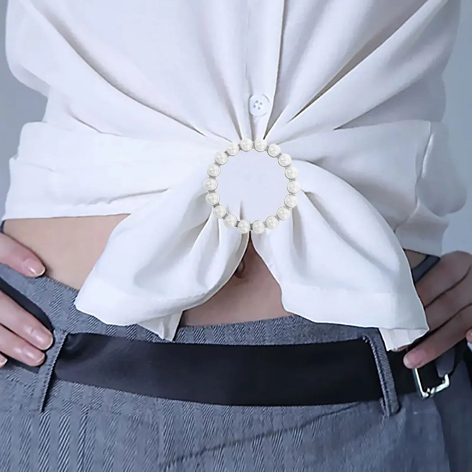 

10 шт., зажим для затяжки рубашки, набор пряжек для шарфа, металлические зажимы для рубашек, шарфов, универсальные модные аксессуары для одежды