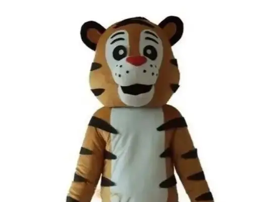 

New Adults Smart Tiger Mascot Costume Halloween Christmas Dress Full Body Props Outfits Cartoon Mascots Apparel Performance