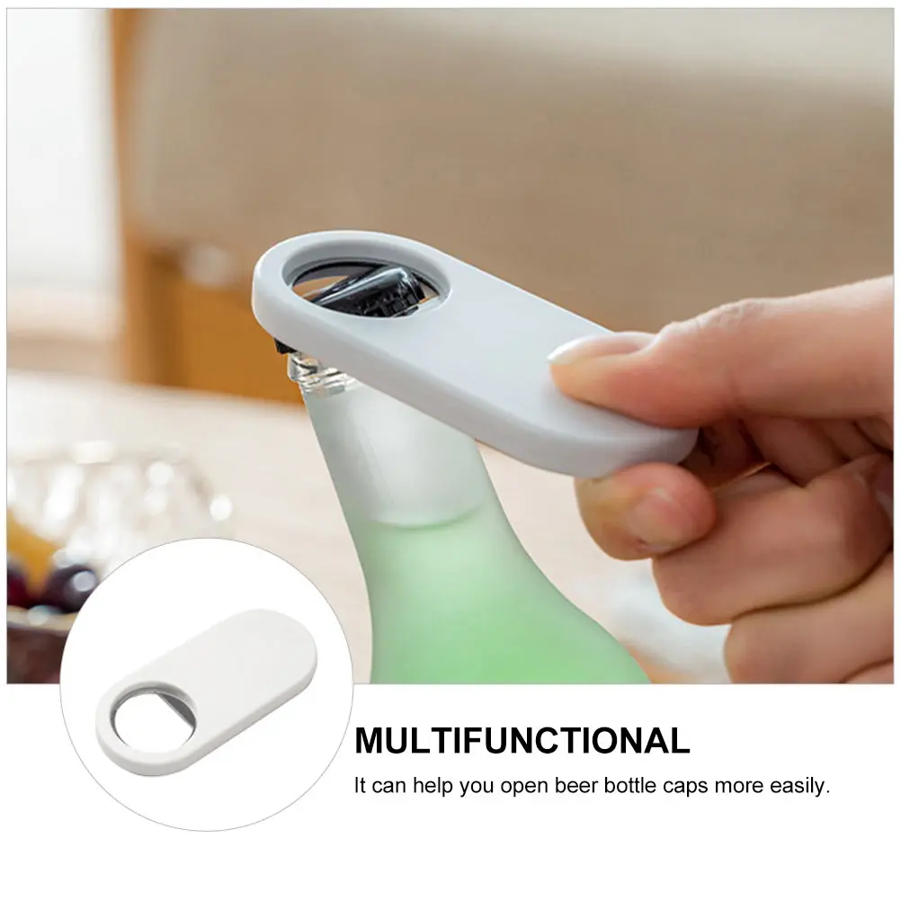

Magnetic Bottle Opener Compact Strong Adsorption Easy Bottom Comfortable Grip Beer Opener Tool Kitchen Gadget