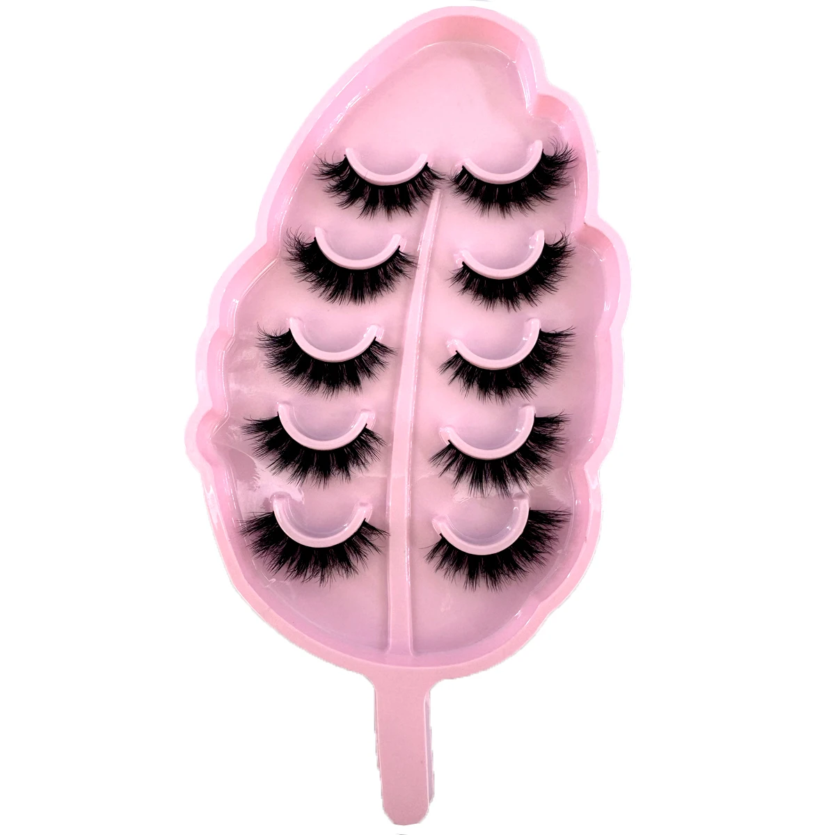 5 Paar Nerzwimpern, falsche Wimpern, natürlich/dick, lange Wimpern, weich, flauschig, dünn, 3D-Wimpern, Wimpernverlängerung, Make-up-Tools – Detail 9
