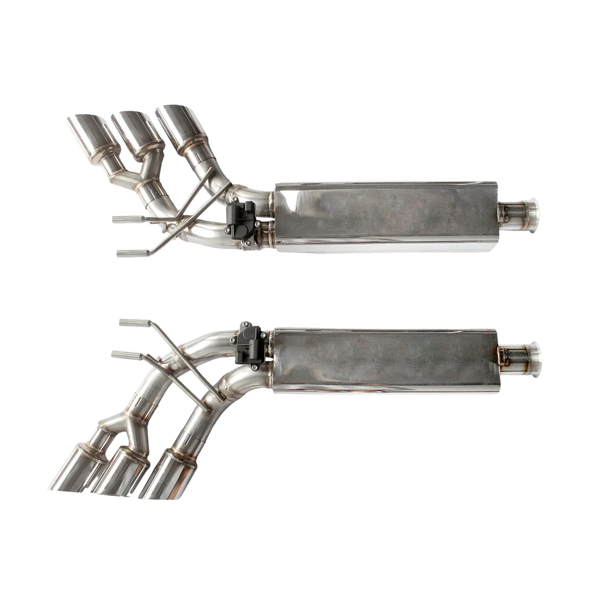 Off-Road Titanium Valvetronic Exhaust for W463 4.0L V8 SUV - Quad Mode, Carbon Tips, Direct Bolt-On