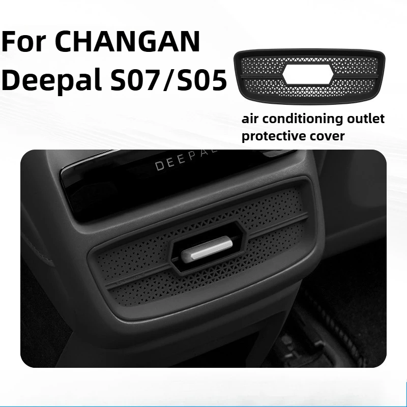 

Rear AC Vent Protector For CHANGAN Deepal S07/S05 Accessories 2026/2025 Premium ABS Hollowed-Out Cover Waterproof 2023-2024