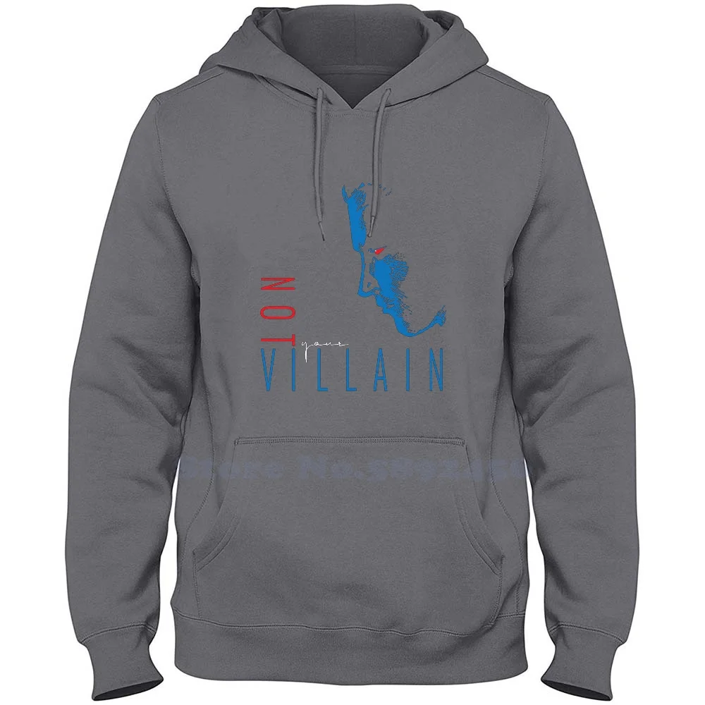 Not Your Villain 2 Long Sleeve Sweatshirt Casual 100% cotton Hoodie