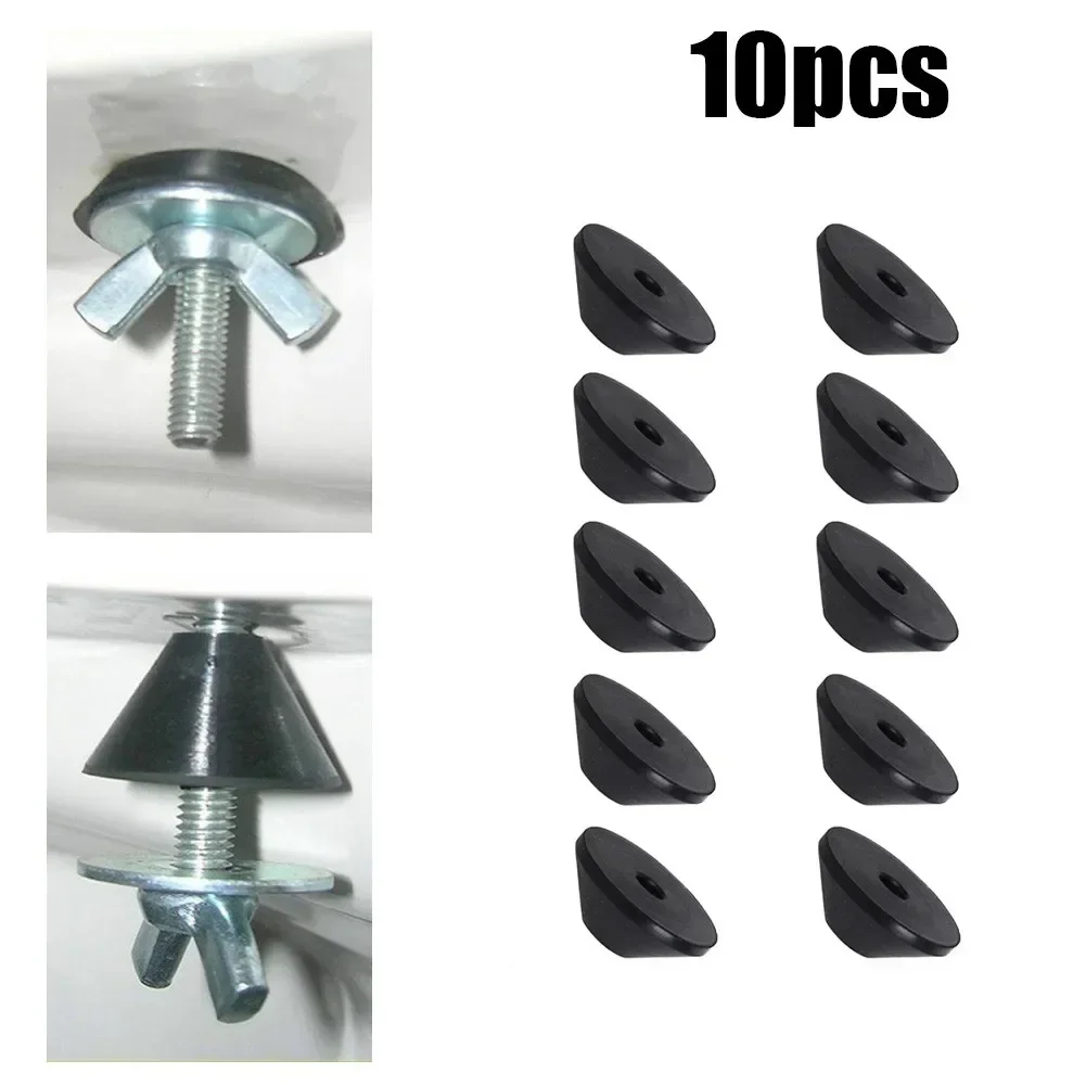 10pcs Toilet Water Tank Screw Sealing Ring Non Slip Rubber Sealing Gasket Lavatory Fittings For Fixing Loose Toilet Seats 6/8mm