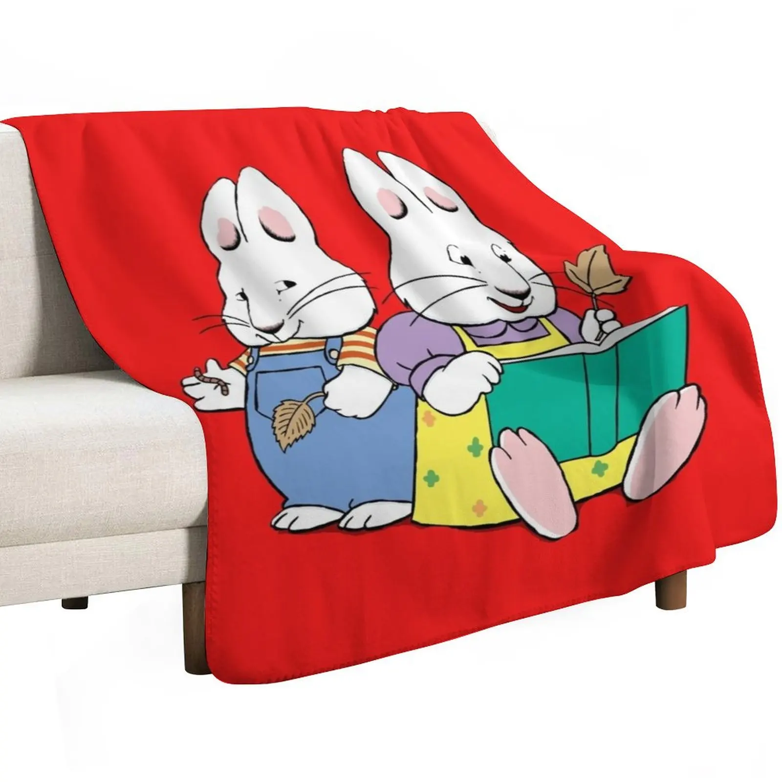 Max and Ruby Throw Blanket Travel blankets ands Thermals For Travel Personalized Gift Stuffeds heavy to sleep Blankets