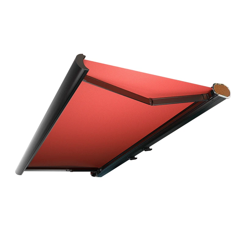 Toldo retrátil elétrico e com controle remoto caixa completa