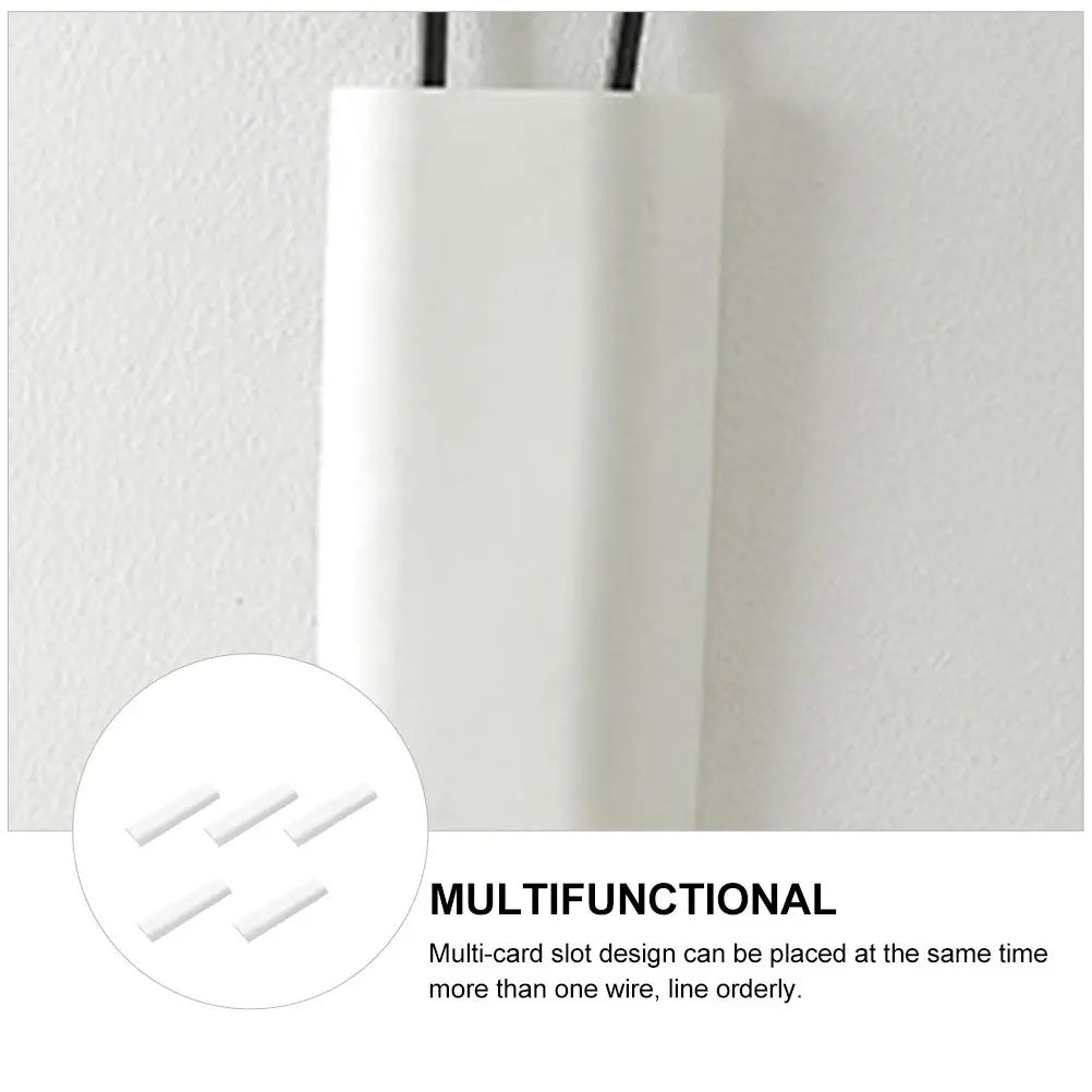 

5pcs Storage With Cable Box Multi Slot For Network Cables Cable Storage Box Socket Container