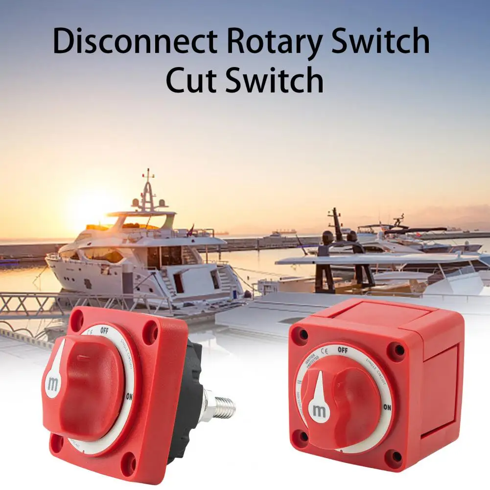 Battery Disconnect Switch  Sturdy Professional Anti-leakage  Marine Boat Battery Selector Isolator Car Accessories