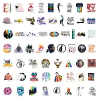 60PCS Imagine Dragons Creative Graffiti Stickers Waterproof DIY Decorative Mobile Phone Decals Case Hand Account Luggage Sticker