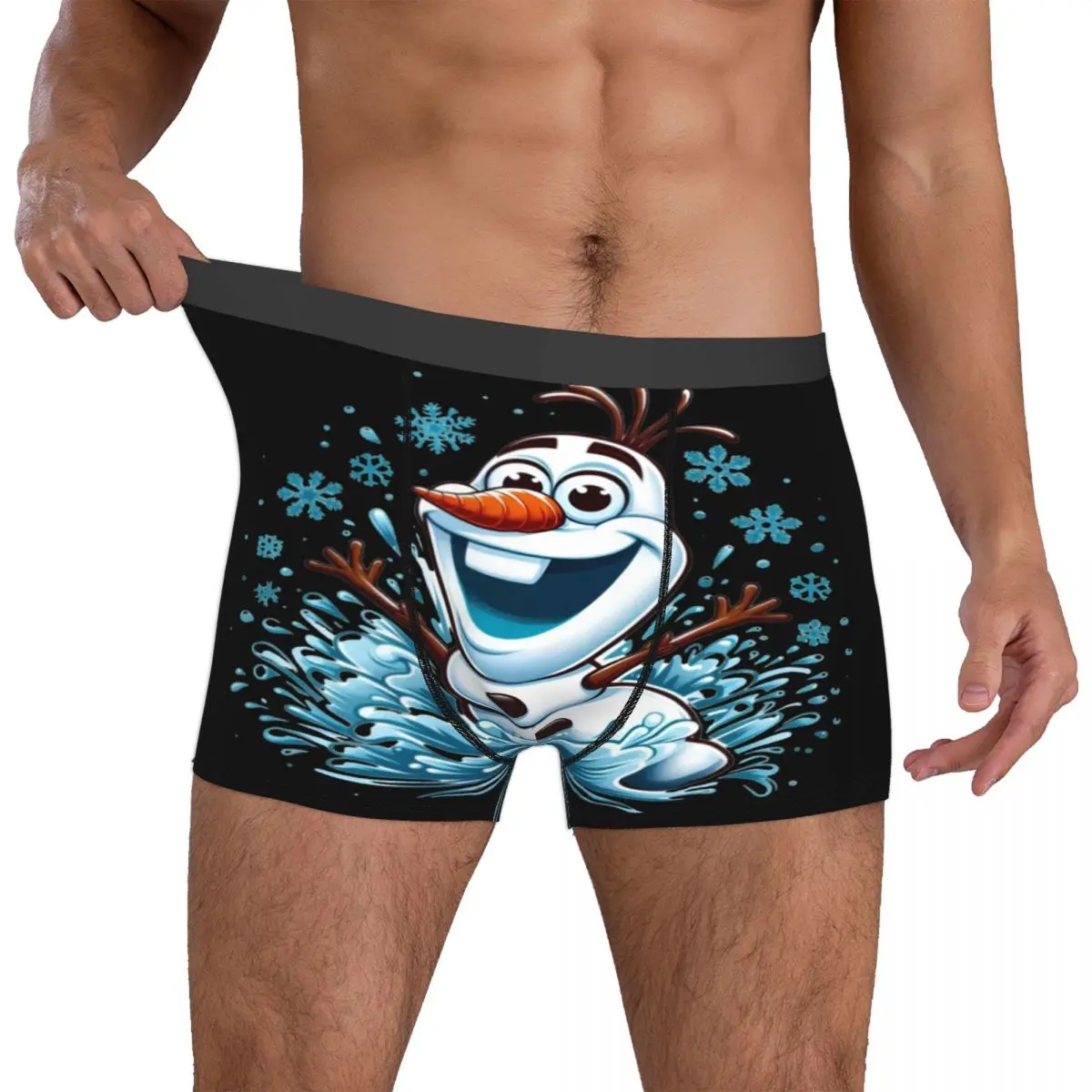 

Custom F-Frozenes Boxers Shorts Men Olaf Briefs Underwear Novelty Underpants