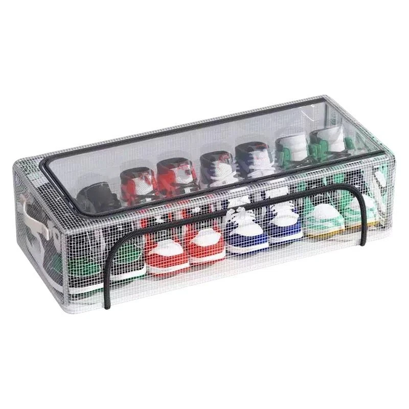 Transparent Shoe Storage Box Under Bed Organizer for Sports Shoes High Heels Practical Household Shoe Container