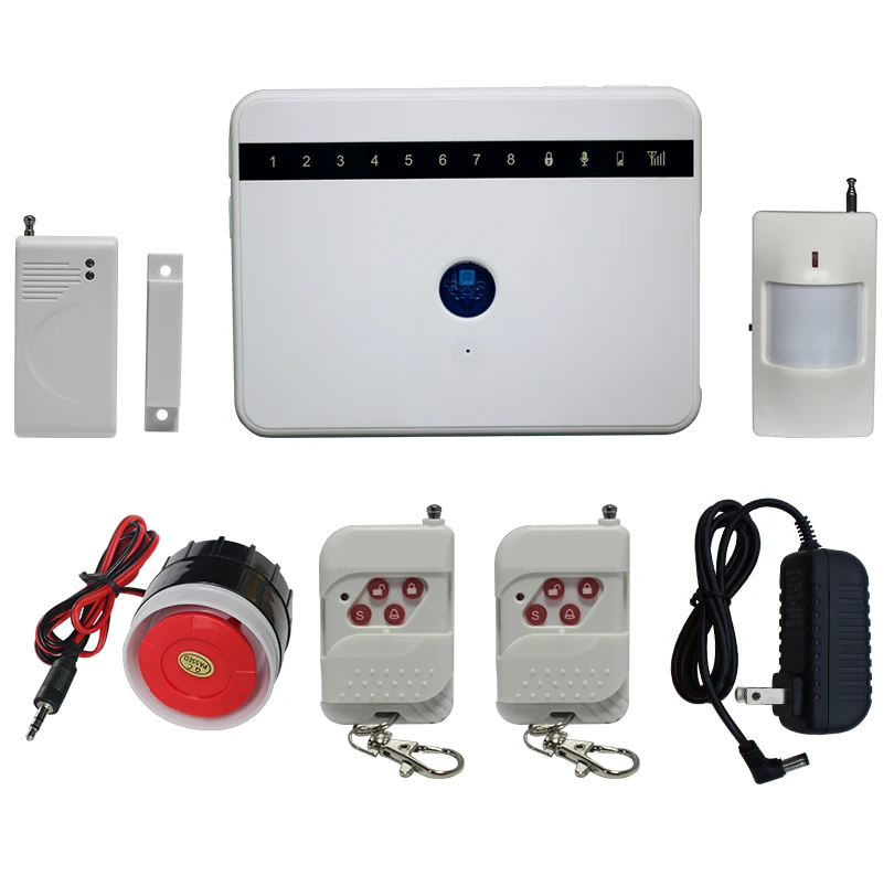 Kit di sicurezza domestica intelligente WIFI/GSM/3G/sistema di allarme con pulsante di emergenza SOS UM-G63