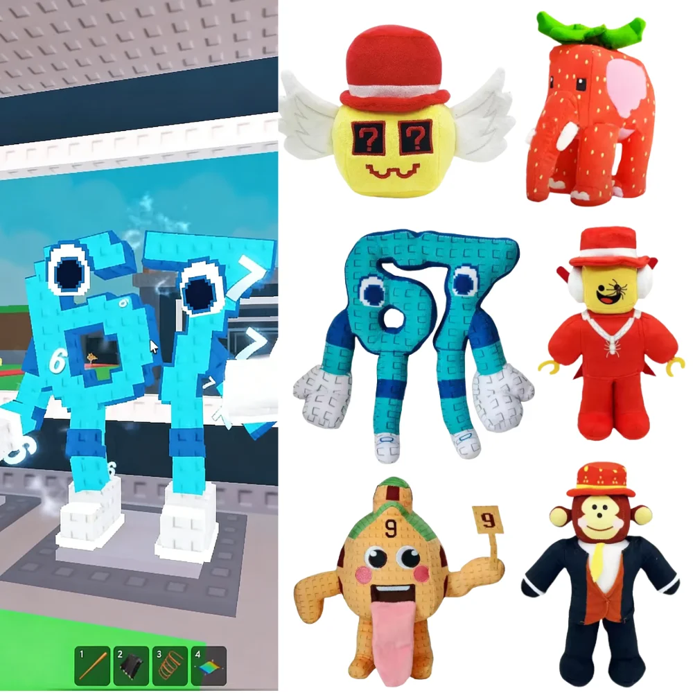 

Anime Cartoon Steal A Brainrot 67 Plush Doll Toy Anime Figurine Game Peripherials Plushies Stuffed Dolls Kids Toy Christmas Gift