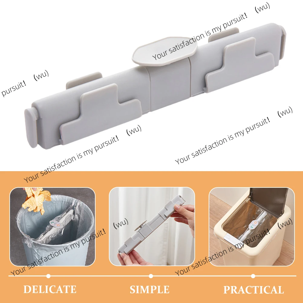 Garbage Sorting Clip Retractable Holder Stand For Trash Can Bathroom Kitchen Waste Management Tool Household Clamp Accessories