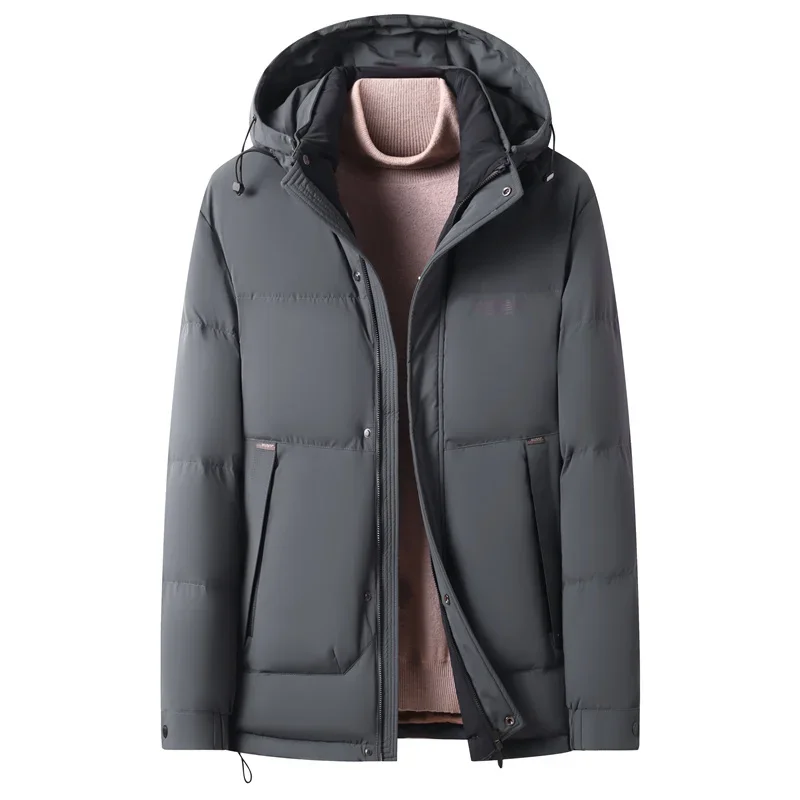 

Designer Clothes Men Hooded Winter Short Down Jacket Puffer Male Padding Men's Cold Clothes Padded Man Jackets New in Coats