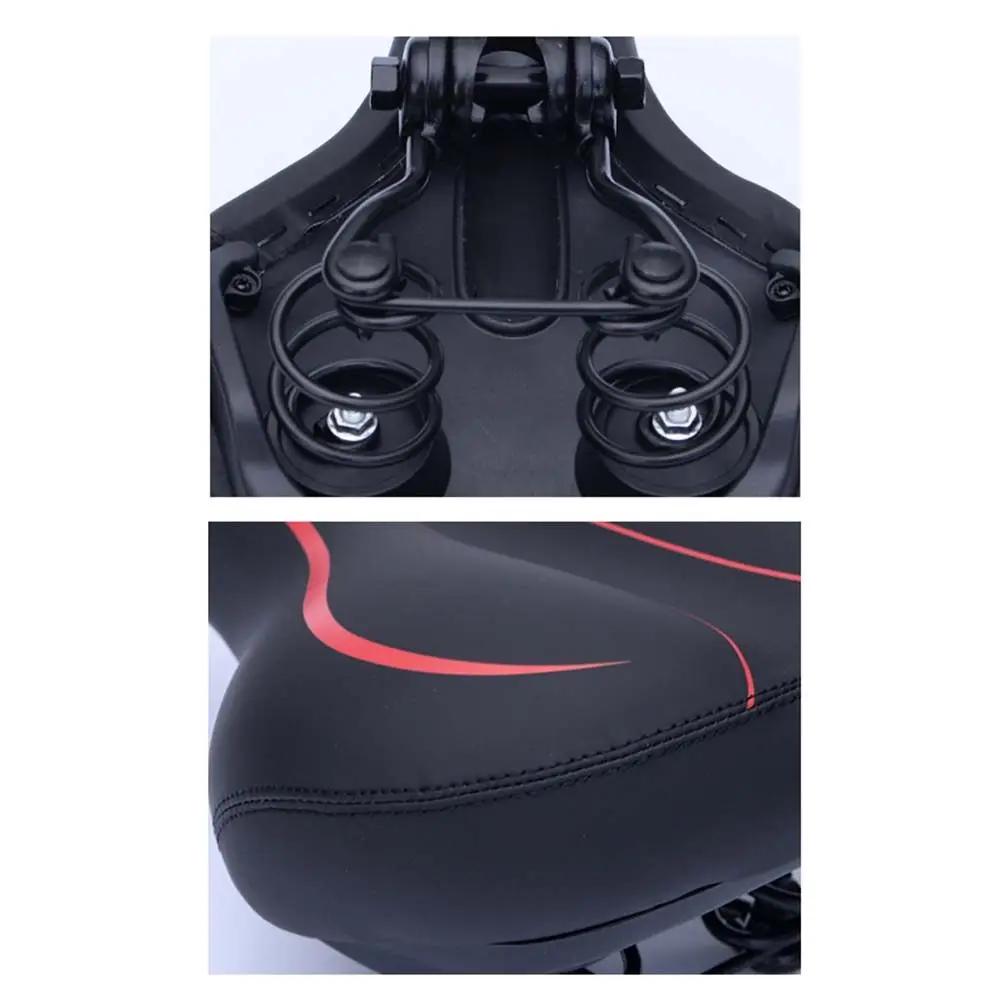 

1Pcs High-Elastic Bike Saddle Spring Absorption Cushion Comfortable Seat Ergonomic Design for Mountain Road Folding Bike