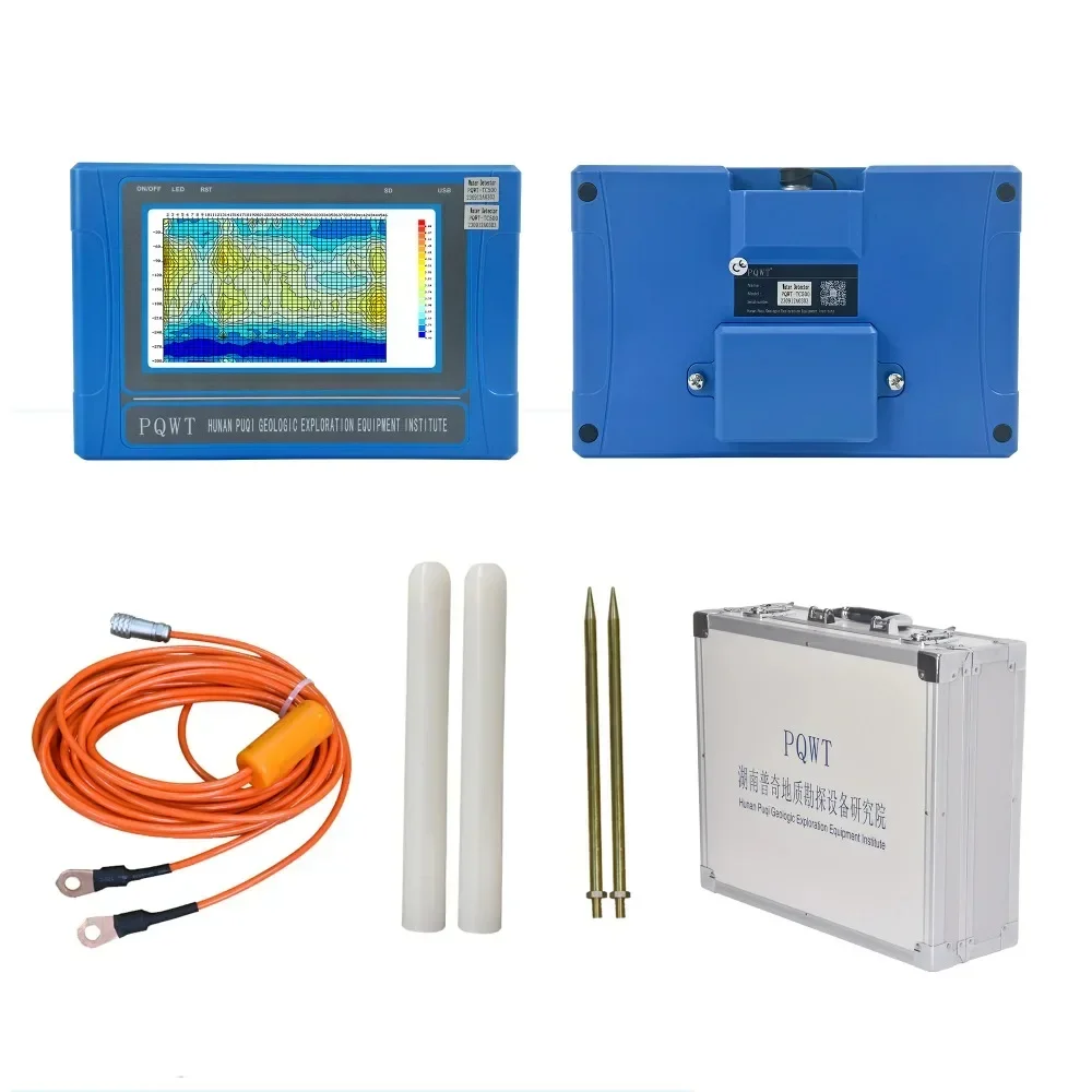 PQWT TC150 Underground Water Detector 150m Water Search Detection Machine Long Range Auto Mapping Detector