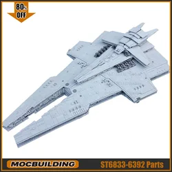 UCS Harrower-Class Dreadnought MOC Building Blocks Space Movie Series Model DIY Assembling Technology Bricks Kids Toys Xmas Gift