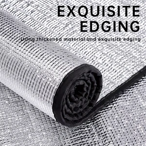 Tapete impermeável de dupla face, filme de alumínio, tenda espessada, único e duplo, assento de acampamento ao ar livre, praia, engatinhar 10 principais vendas colchonete de camping solteiro - №1