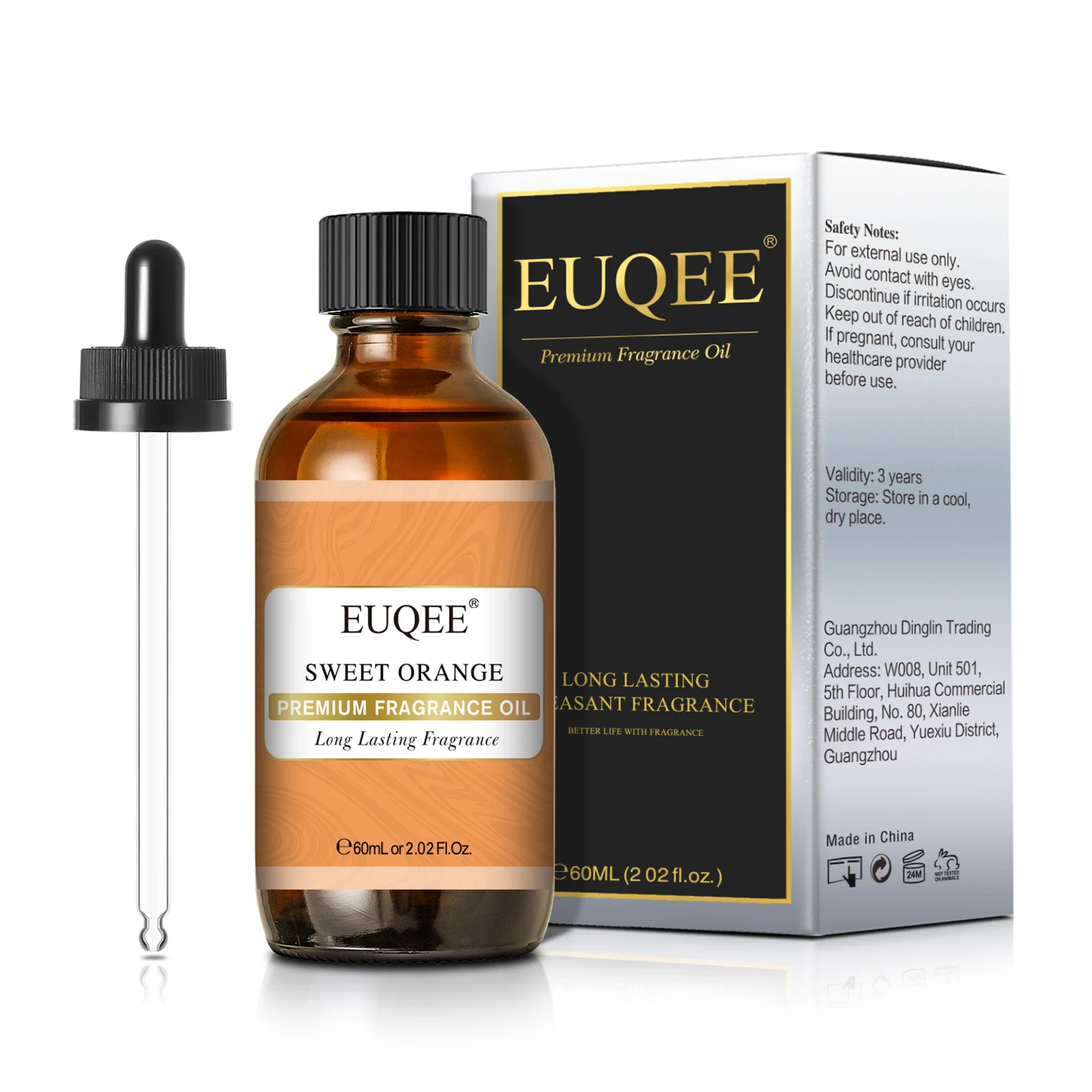 EUQEE 60ml huile essentielle de fruits fraise pastèque cerise myrtille mangue raisin vert pomme huil