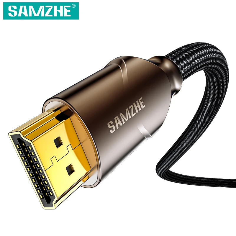 SAMZHE 8K HDMI Cable 48Gbs 2.1 Ultra High Speed Certified for PS5 TV Box USB HUB 8K@60Hz HDMI2.1 48Gbps eARC Dolby Vision HDMI