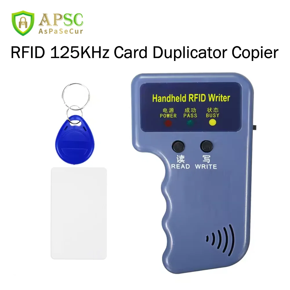 EM Handheld RFID Copier Card Reader Writer Duplicator Programmer Support EM5200 4100 EM4305/ T5577 Rewritable 125Khz Keyfob Tag