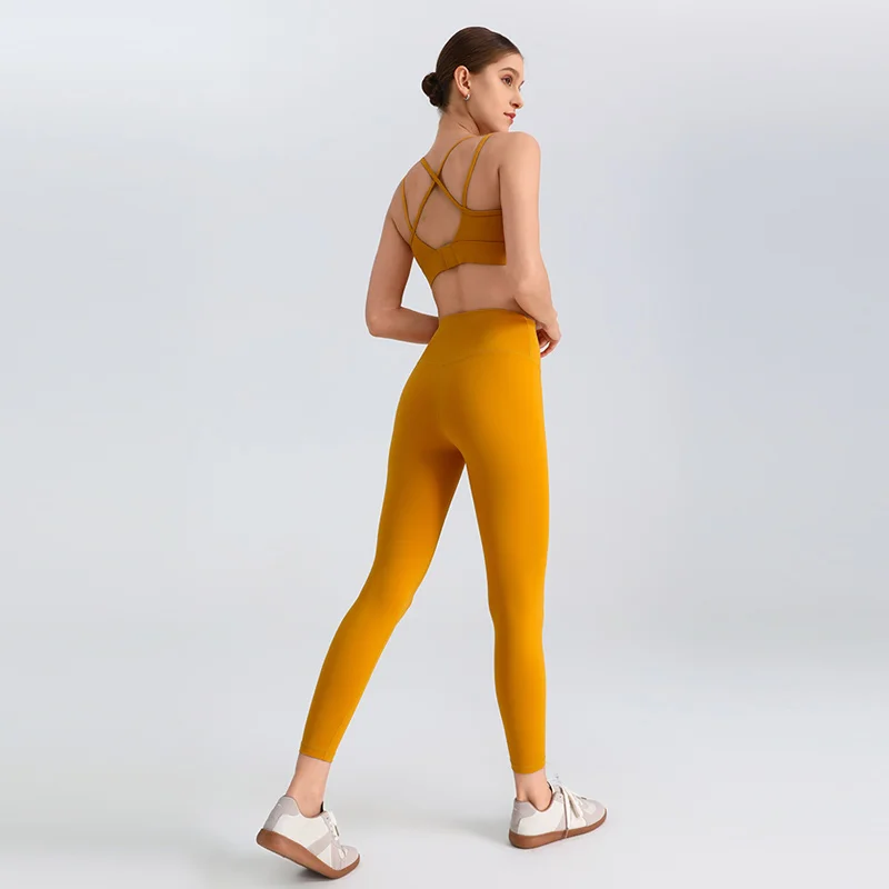 

Women Yoga Pants Naked Feeling High Waist Workout Seamless Sports Leggings Hip Lifting Exercise Pants Quick-drying Pants Tights