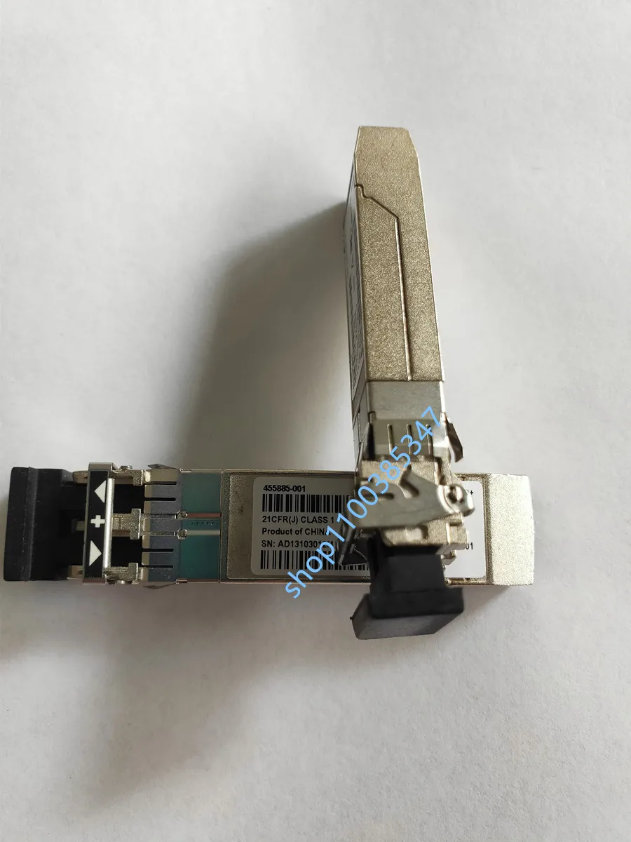 H-P 1PCS/fiber 10gb sfp 455883-b21 455885-001 456096-001 NC523/560FLR NC530 GEN8 GEN9 C7000 10g Network Optical fiber module