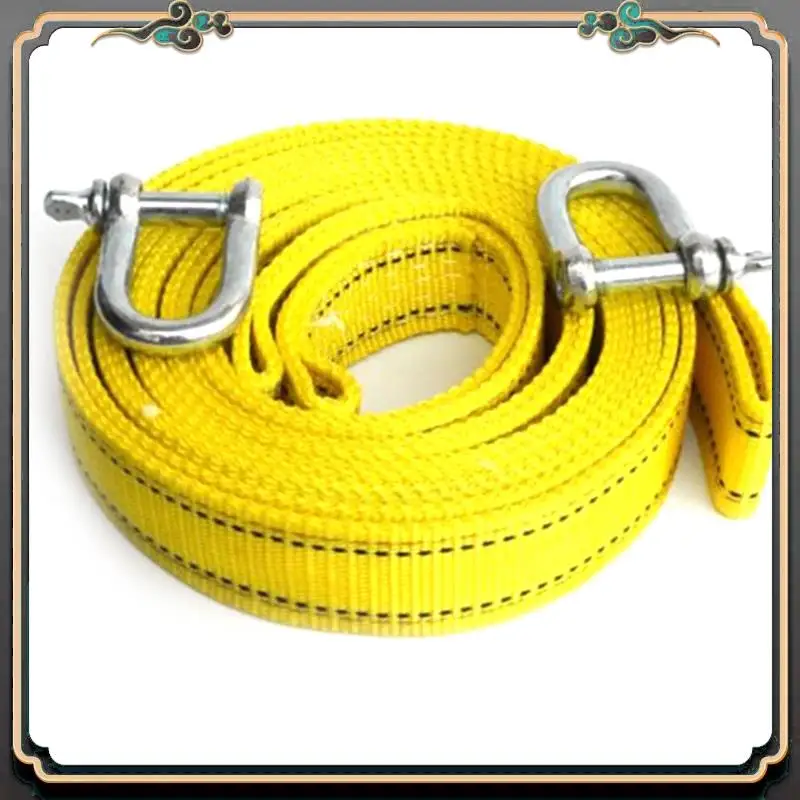 

M45K-5M/5T Автомобильный трос для электрической лебедки Буксировочный трос для внедорожников с U-образным крюком Буксировочный ремень для автомобилей Грузовик Прицеп Замена внедорожника