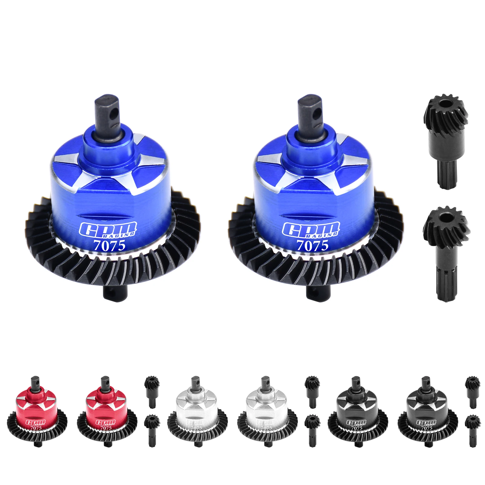 

RC Carbon Steel + 7075 Alloy F & R Complete Differential For TRAXXA Mini Maxx