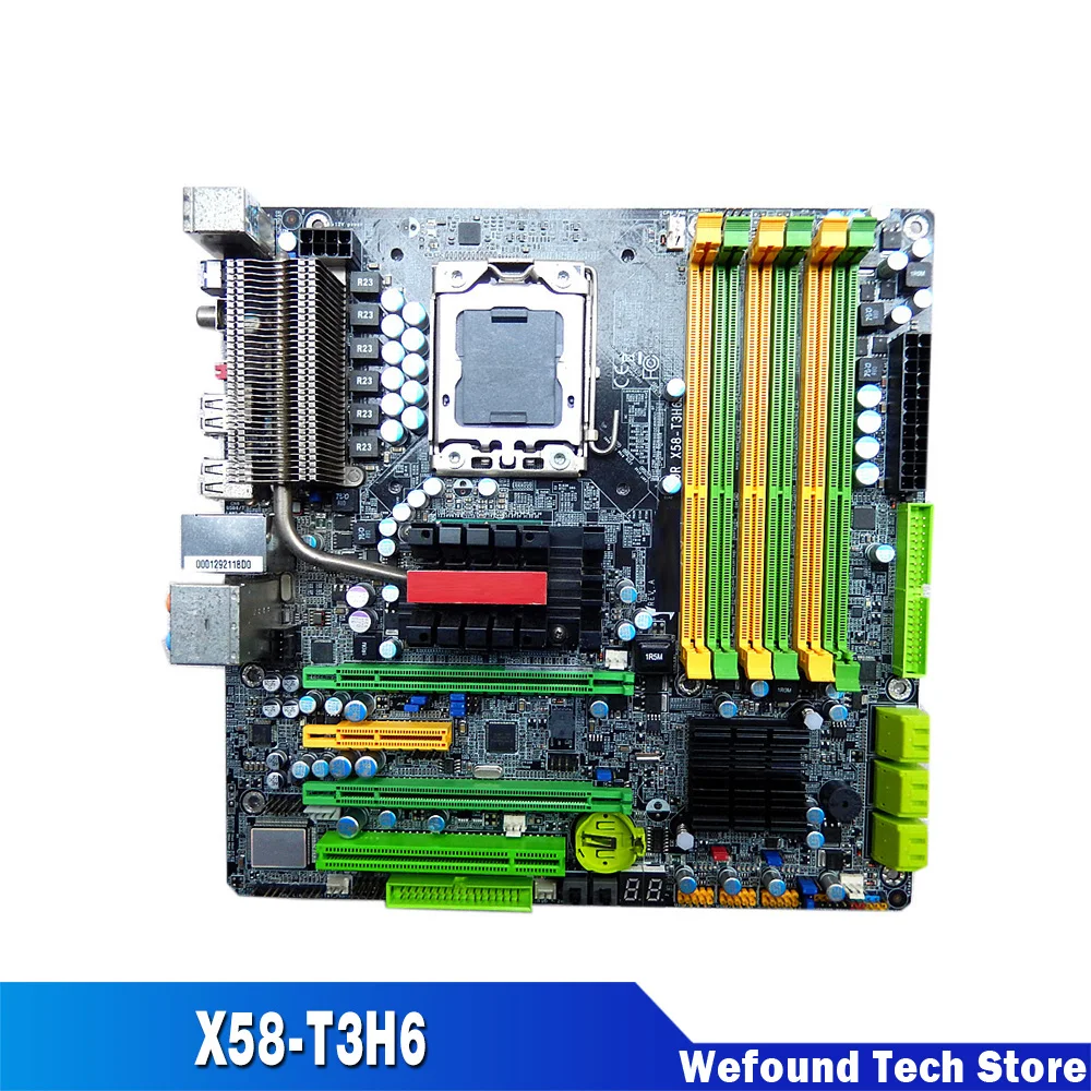 

Для DFI LanParty JR X58 LGA1366 Поддержка i7 Настольная материнская плата Высокое качество Полностью протестирована Быстрая доставка X58-T3H6