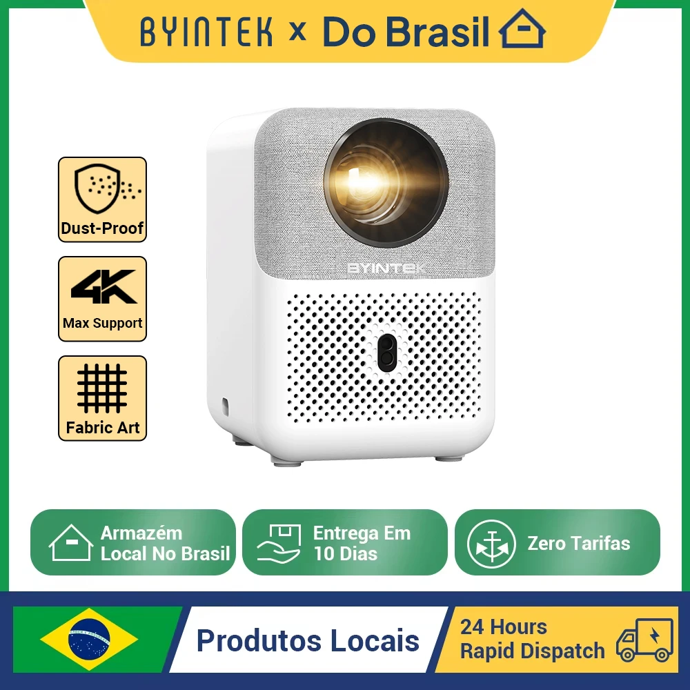 BYINTEK LOVE U4 Projetor 4K Smart 1080P Mini Home Theater Vídeo Android WIFI para Smartphone Cinema BYINTEK LOVE U4 Projetor 4K Smart 1080P Mini Home Theater Vídeo Android WIFI para Smartphone Cinema
