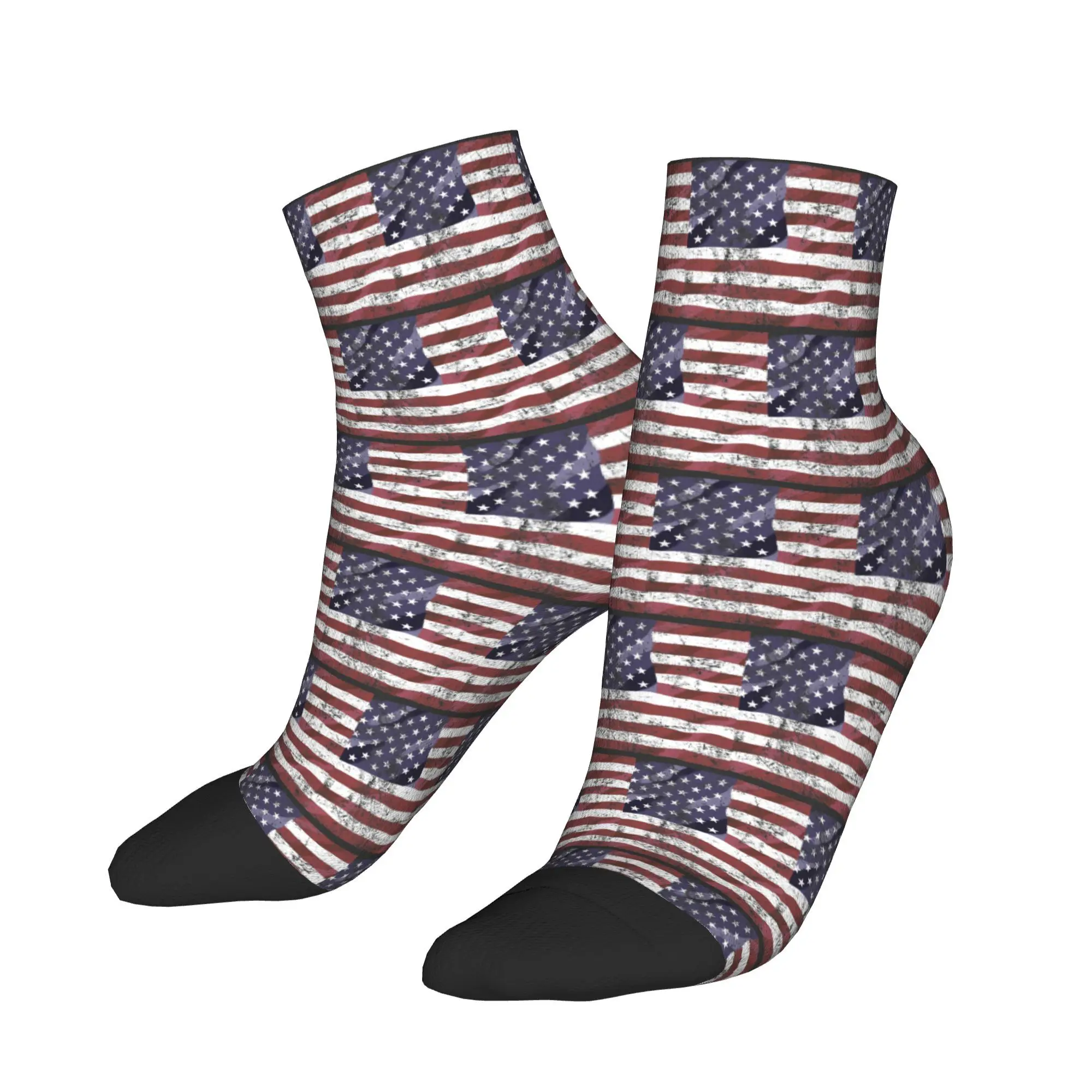 

Vintage American flag Socks Harajuku Sweat Absorbing Stockings All Season Socks Accessories for Unisex Birthday Present