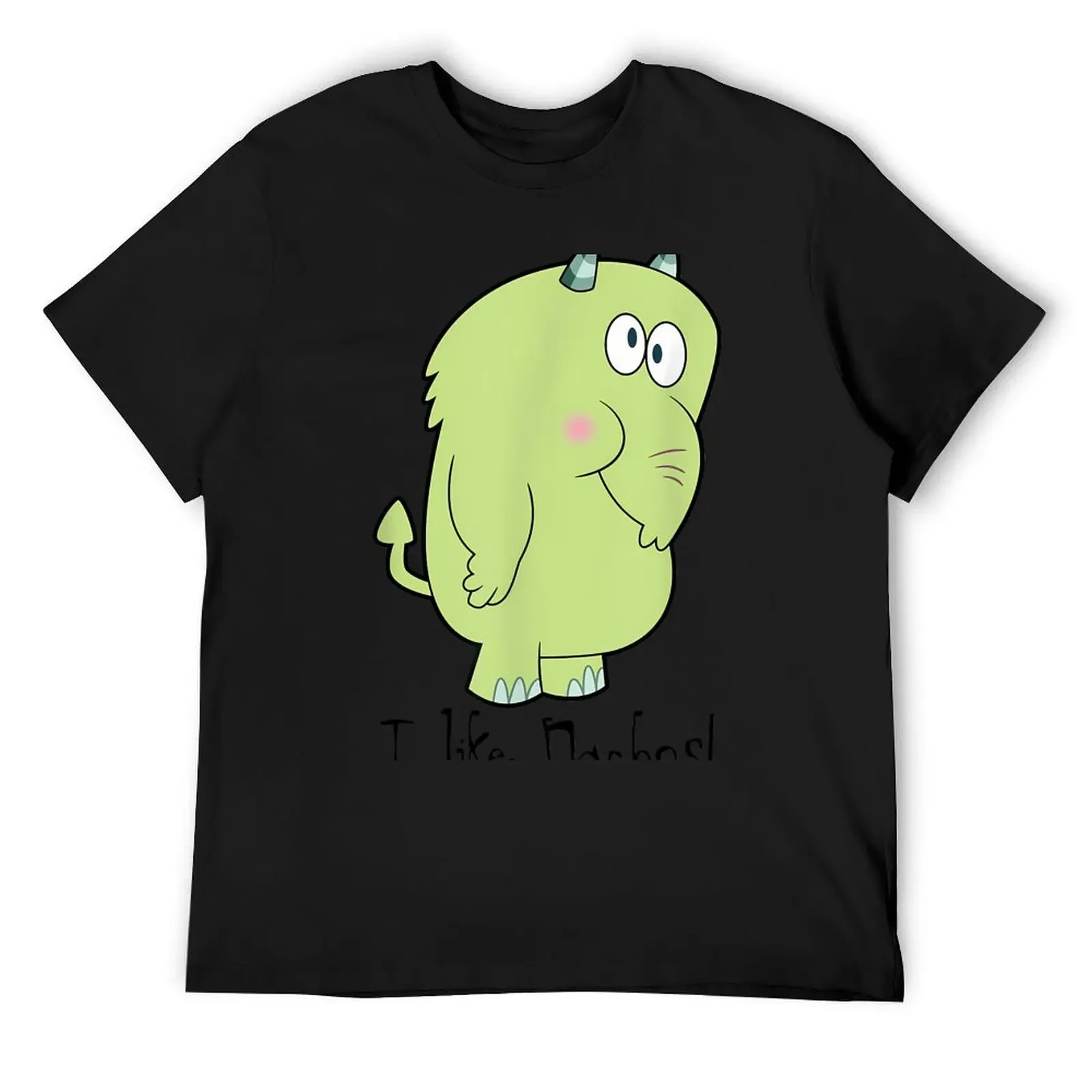 

The Grim Adventures Of Billy & Mandy Fred I Like Nachos T-Shirt plus size clothes anime Men's cotton t-shirt