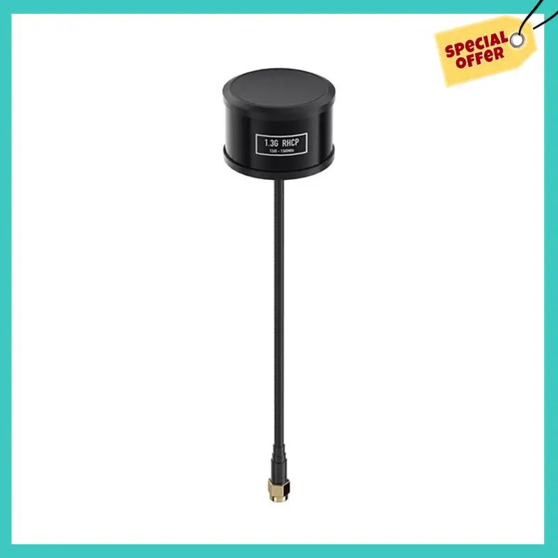 

-ABHW FPV Antenna Antenna Reduces Transmission Loss Signal Stable FPV Flying Machine Accessories SOMA 1.3G 5.8 RHCP SMA 170Mm