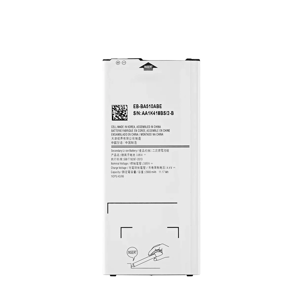 Brand New EB-BA510ABE 2900mAh Battery For Samsung Galaxy A5 2016/2015/2017/2018 A510 A510F A5100 A510M  A510FD A510K  A510S