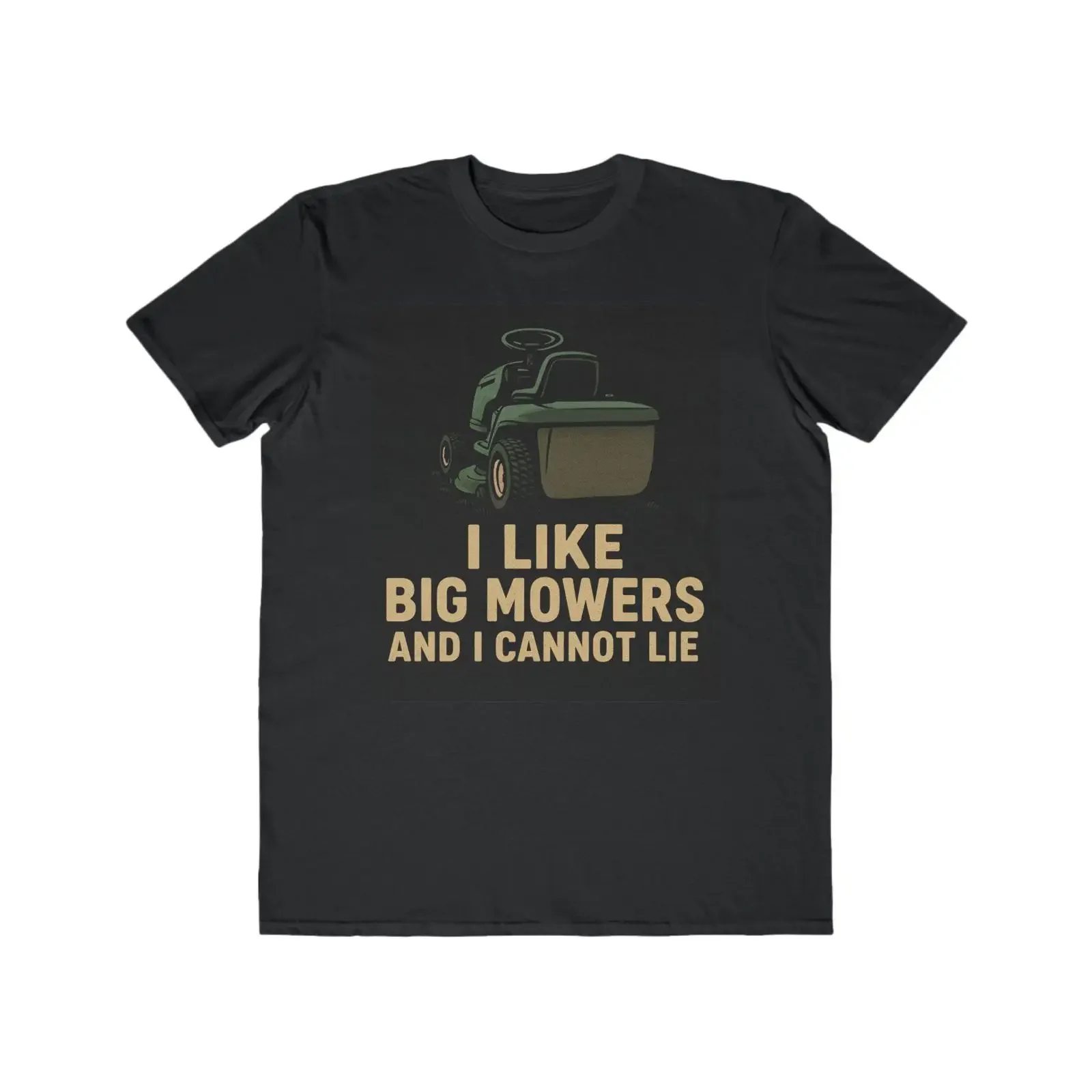 I Like Big Mowers And Cannot Lie Men's Lightweight Fashion T Shirt vintage Washed Unisex graphic Soft Versatile Comfortable