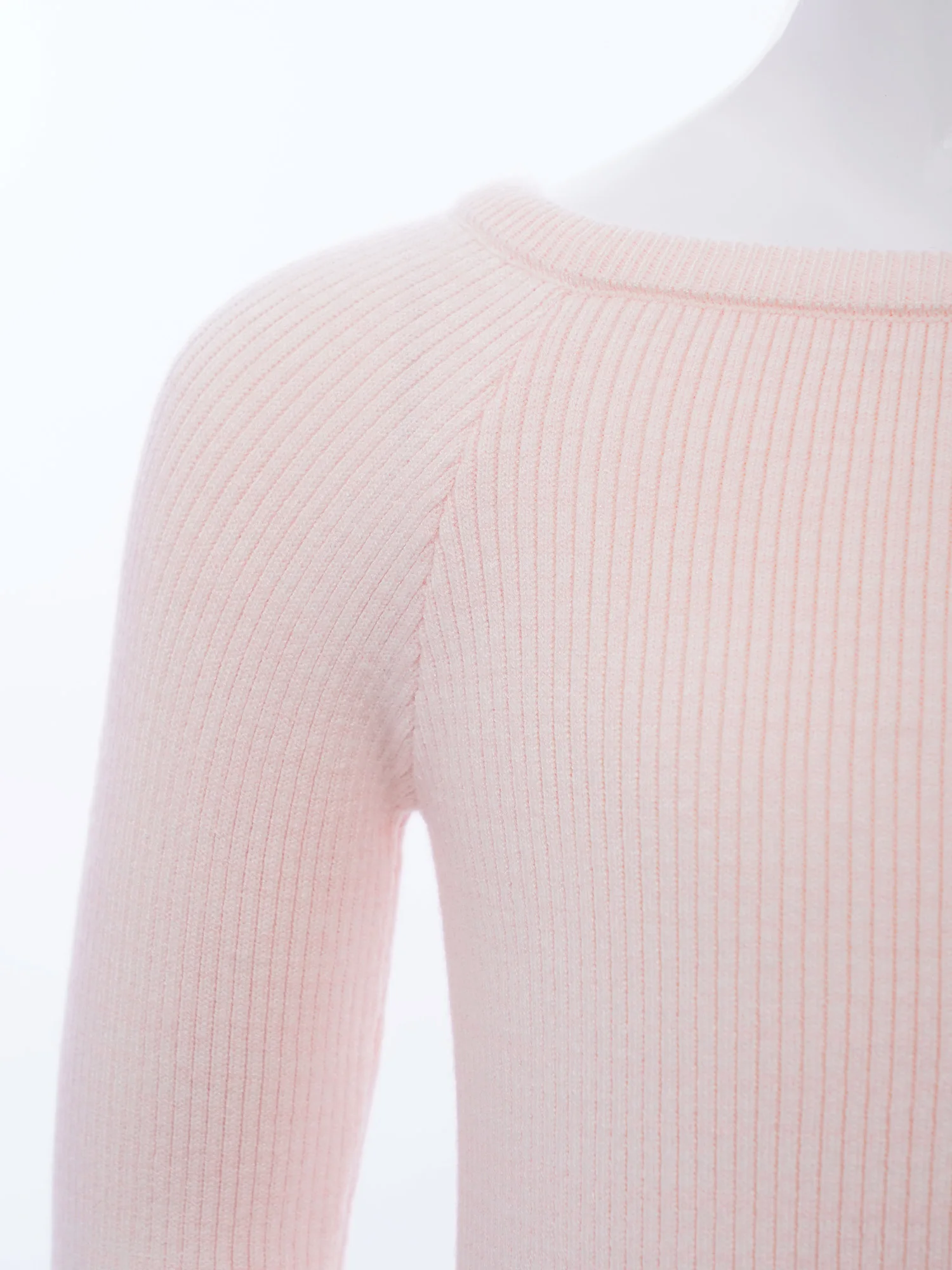 طفل الفتيات الجمباز الرقص التدريب محبوك القمم قارب الرقبة طويلة الأكمام سترة المحاصيل الأعلى الباليه الرقص ممارسة الاحماء ازياء #4