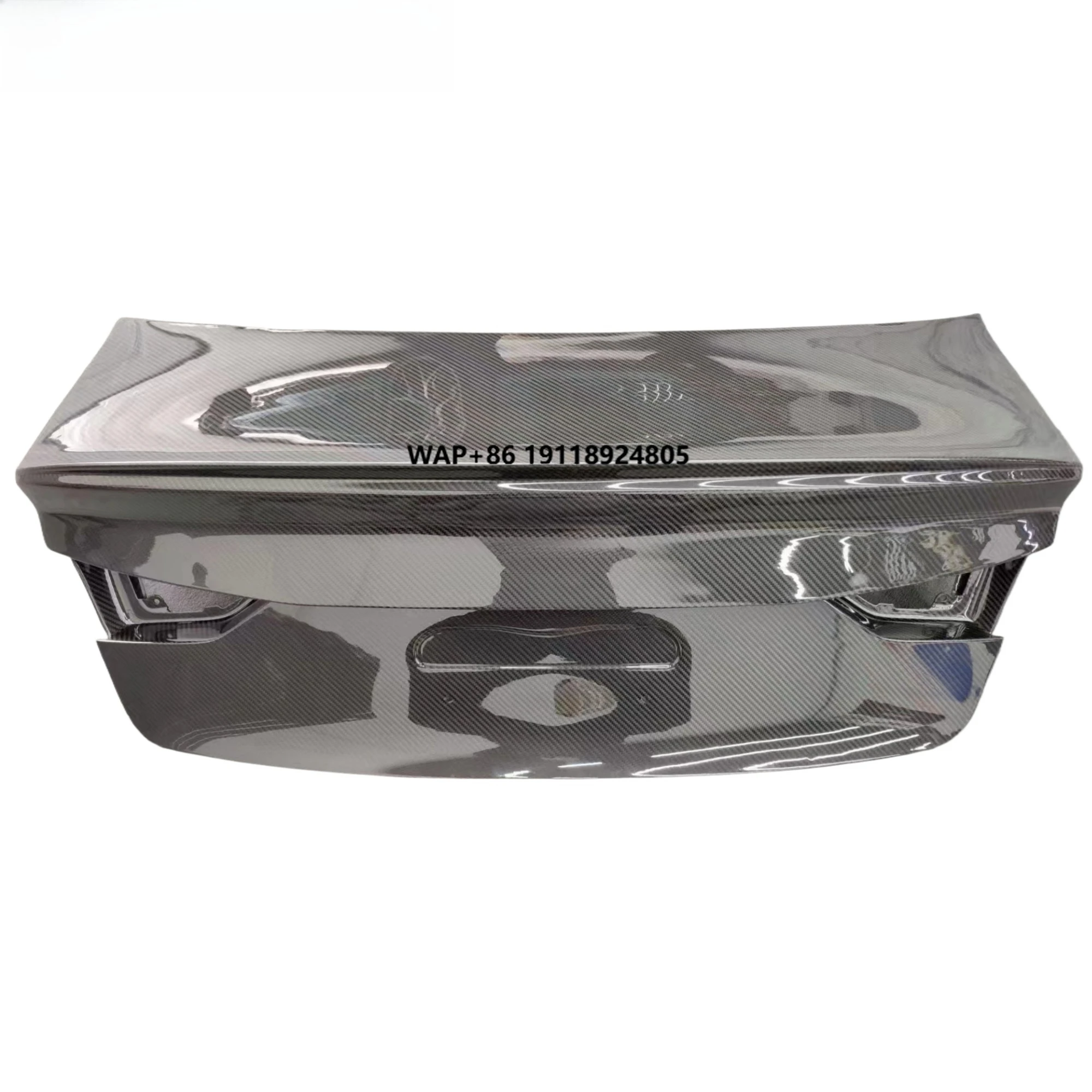 

Lightweight Dry Carbon Fiber Rear Trunk Hood Fit for RS3 2017-19 Trunk Boot Lid Cover Hood