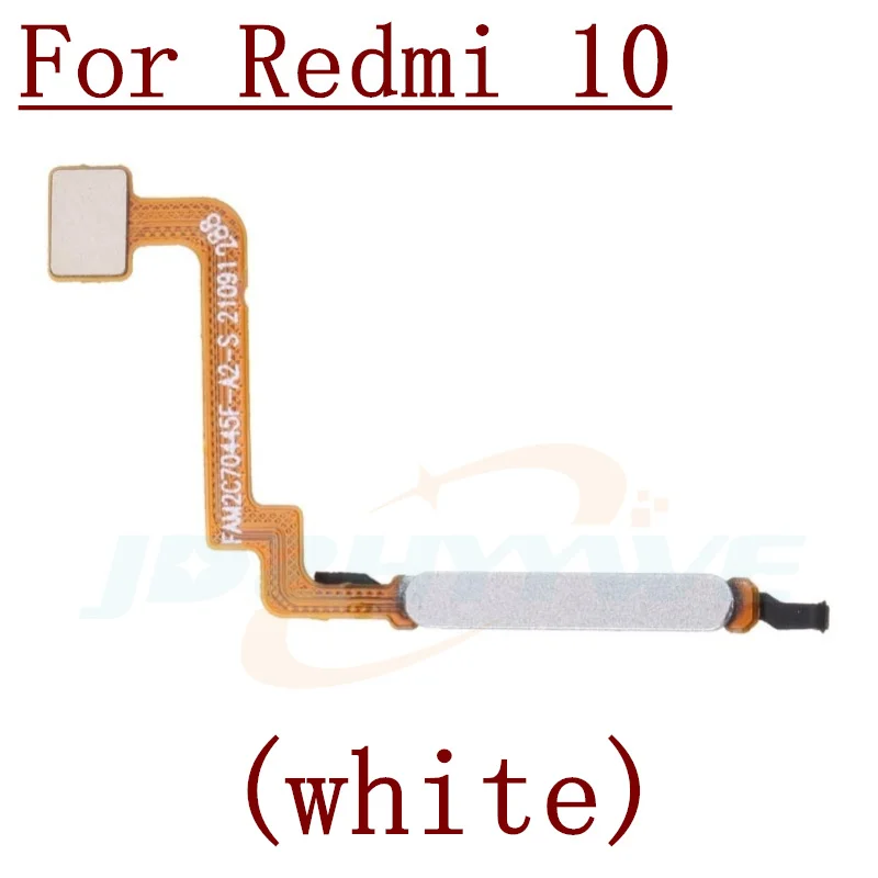 For Xiaomi Redmi 10 10c 12C Home Button Back Touch ID Scanner Fingerprint Sensor Flex Cable Phone Parts